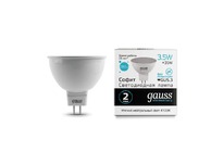 Лампа Gauss LED Elementary MR16 GU5.3 3.5W 300lm 4100K 1/10/100