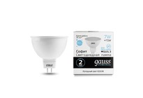 Лампа Gauss LED Elementary MR16 GU5.3 7W 570lm 6500K 1/10/100