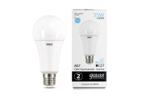 Лампа Gauss LED Elementary A67 35W E27 2790lm 6500K 1/10/50