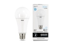 Лампа Gauss LED Elementary A67 30W E27 2390lm 6500K 1/10/50