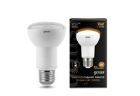 Лампа Gauss LED R63 E27 9W 660lm 2700K 1/10/50