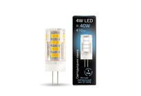 Лампа Gauss LED G4 AC185-265V 4W 410lm 4100K керамика 1/10/200