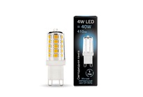 Лампа Gauss LED G9 AC185-265V 4W 410lm 4100K керамика 1/10/200