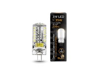 Лампа Gauss LED G4 AC150-265V 3W 230lm 2700K силикон 1/20/200