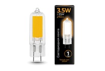 Лампа Gauss LED G4 AC220-240V 3.5W 240lm 3000K Glass 1/10/200