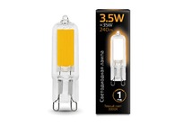 Лампа Gauss LED G9 AC220-240V 3.5W 240lm 3000K Glass 1/10/200