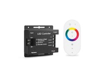 Контроллер для RGB 288W 24А с сенсорным пультом управления цветом (белый)