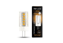 Лампа Gauss LED G4 12V 4W 400lm 2700K керамика 1/10/200