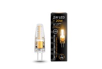 Лампа Gauss LED G4 12V 2W 190lm 2700K силикон 1/10/200