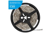 Лента Gauss LED Elementary 2835/60-SMD 4.8W 12V DC синий IP20 (ZIP Bag 5м)