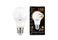 Лампа Gauss LED A60 10W E27 880lm 2700K step dimmable 1/10/50