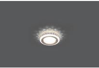 Светильник Gauss Backlight BL083 Кругл. Белый/Белый, Gu5.3, 3W, LED 3000K 1/30