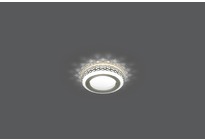 Светильник Gauss Backlight BL085 Кругл. Хром/Белый, Gu5.3, 3W, LED 3000K 1/40