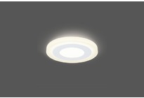 Светильник Gauss Backlight BL114 Кругл. 3+3W, LED 3000K, 350лм,105х31мм,Ø85 1/40