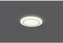 Светильник Gauss Backlight BL118 Кругл. 12+4W, LED 3000K, 960лм,190х31мм,Ø170, 1/20