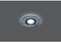Светильник Gauss Backlight BL132 Кругл./узор. Черный, Gu5.3, 3W, LED 4000K 1/40